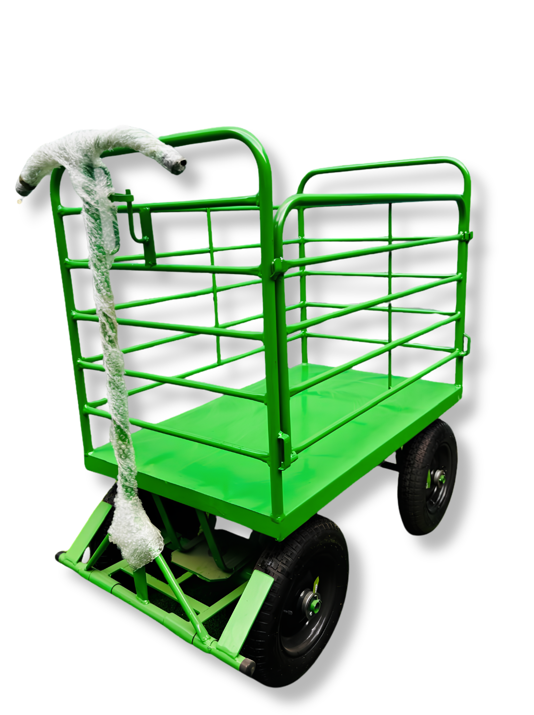 Carrinho Plataforma Fechado em Tubo 5ª Roda com Porta Lateral 500kg - Imagem 2