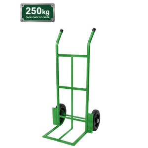 Carrinho Armazém Carga 250kg com Roda Maciça