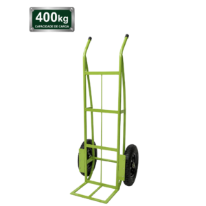 Carrinho Armazém Reforçado 400kg com Roda Maciça