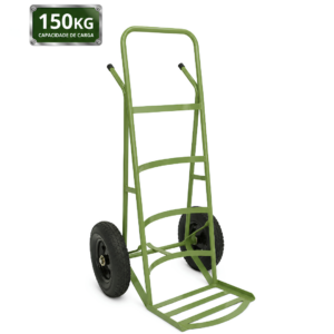 Carrinho para Transporte de Barril de Chopp até 150kg em Aço Reforçado Profissional